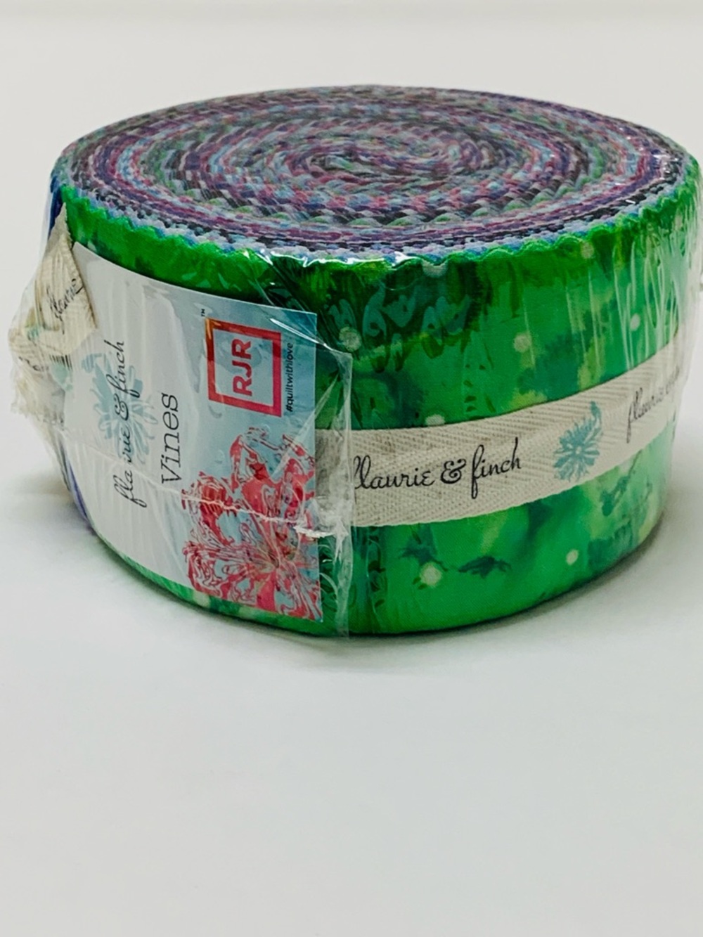 RJR Fabrics Flaurie & Finch Vines Splash Pixie Strip Jelly Roll Blossom Batiks - Picture 10 of 10